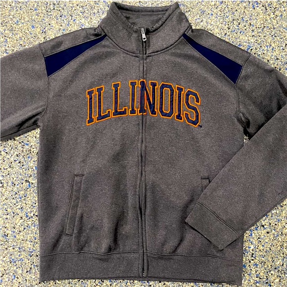 University of Illinois U of I vintage collegiate zip up sweatshirt - Picture 1 of 2